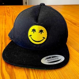 Smiley Face W33d SnapBack Hat